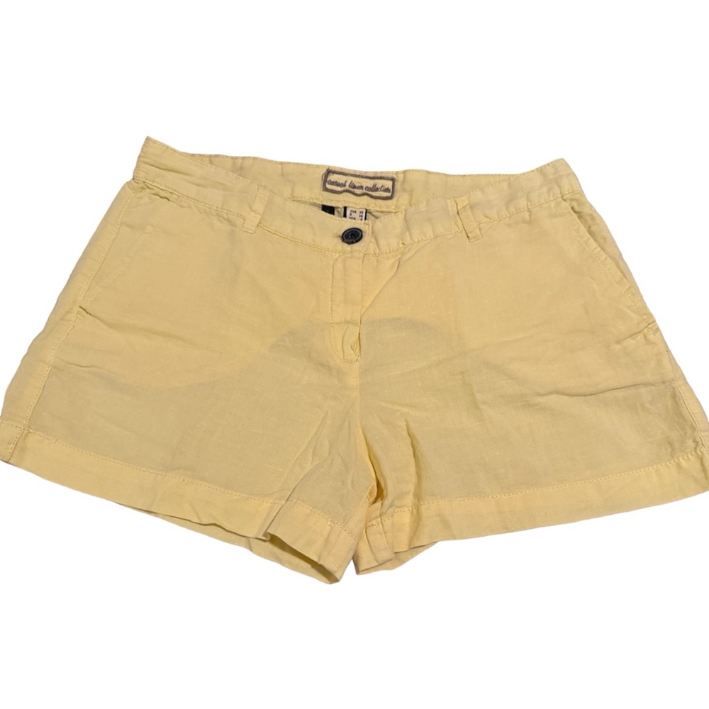 Mango Linen Shorts